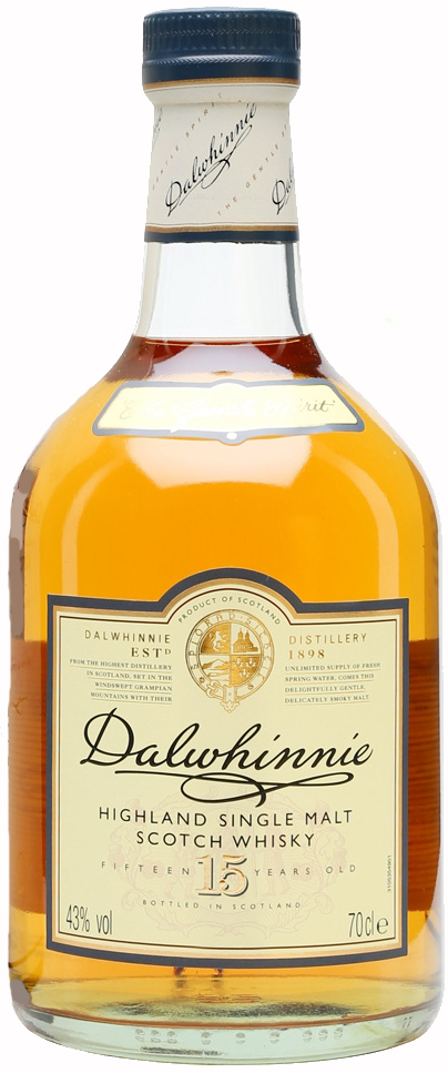 Dalwhinnie Distillery Single Malt Scotch Whisky 15 year old