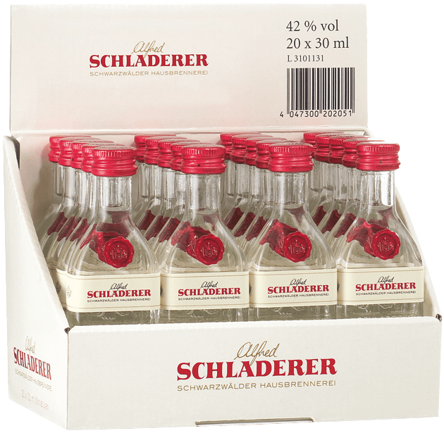 Schladerer Schwarzwalder Kirschwasser Black Forest Cherry Brandy