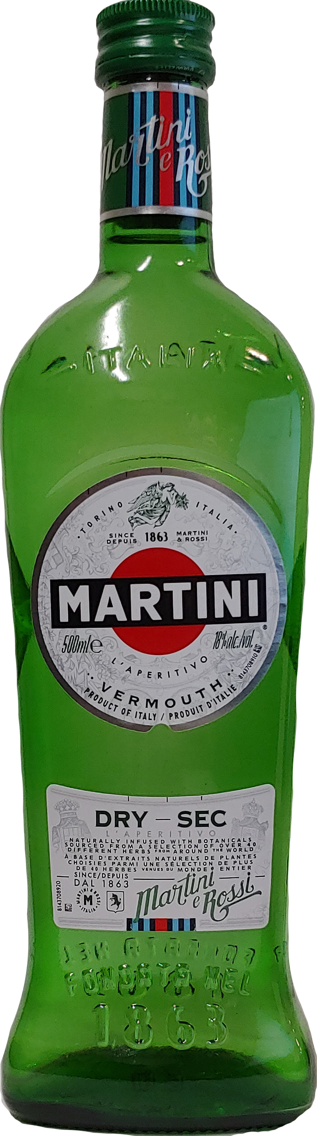 Martini and Rossi Extra Dry Vermouth