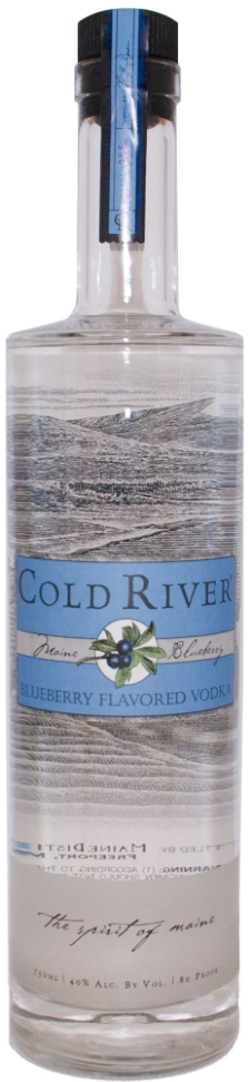 Cold River Blueberry Flavored Vodka