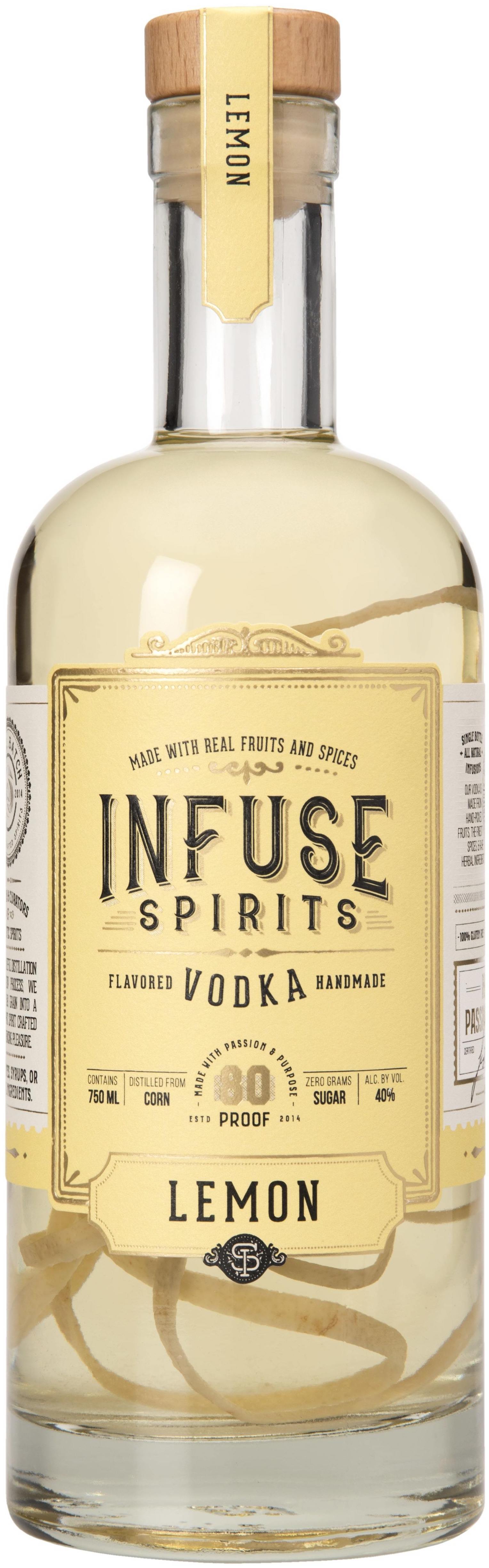 Infuse Spirits Lemon Vodka