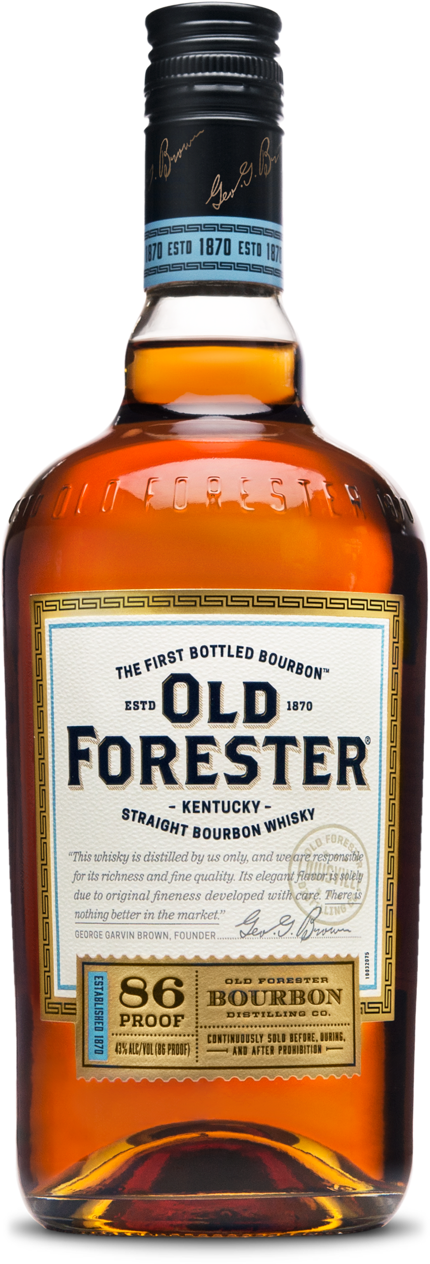 Old Forester Kentucky Straight Bourbon Whisky 86 Proof