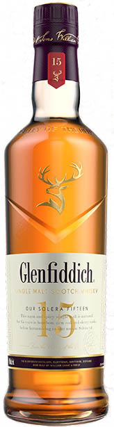Glenfiddich Solera Single Malt Scotch Whisky 15 year old