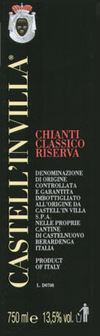 Castell'In Villa Chianti Classico Riserva 2000