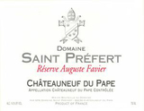 Domaine Saint Prefert Châteauneuf du Pape Auguste Favier Réserve 2007