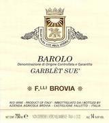 Brovia Barolo Garblèt Sue' 2005