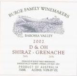 Burge Family Winemakers D & OH 2002