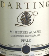 Darting Ungsteiner Honigsackel Scheurebe Auslese 2004