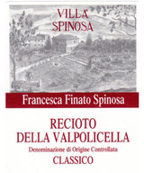 Villa Spinosa Recioto della Valpolicella Francesca Finato Spinosa 2001