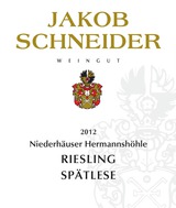 Jakob Schneider Niederhauser Hermannshohle Riesling Spatlese  2012