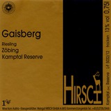 Weingut Hirsch Gaisberg Riesling 2012