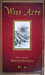 Wise Acre Vineyard Napa Valley Cabernet Sauvignon 2013