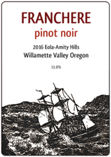 Franchere Wine Company Eola-Amity Hills Pinot Noir 2016