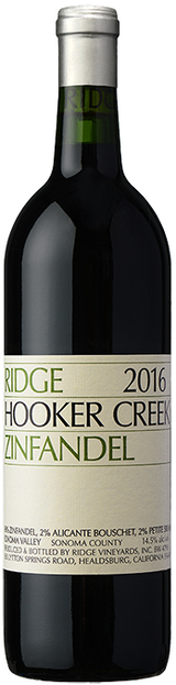 Ridge Vineyards Hooker Creek Zinfandel