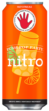 Left Hand Brewing Push Pop Party Nitro Hazy Citrus Ale