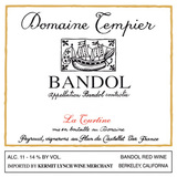 Domaine Tempier Bandol La Tourtine 2017