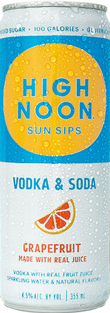 High Noon Spirits Sun Sips Grapefruit Vodka & Soda