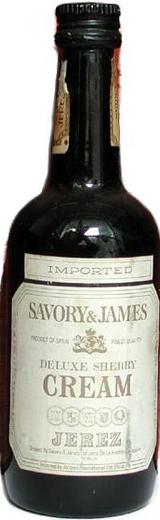 Savory & James Cream Sherry
