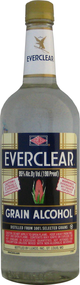 Everclear Grain Alcohol 190 Proof